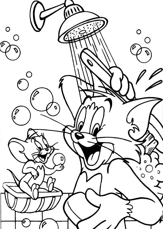60 Disegni di Tom & Jerry da Colorare | PianetaBambini.it