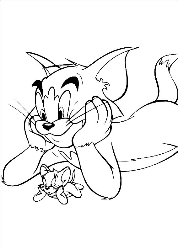 60 Disegni di Tom & Jerry da Colorare | PianetaBambini.it