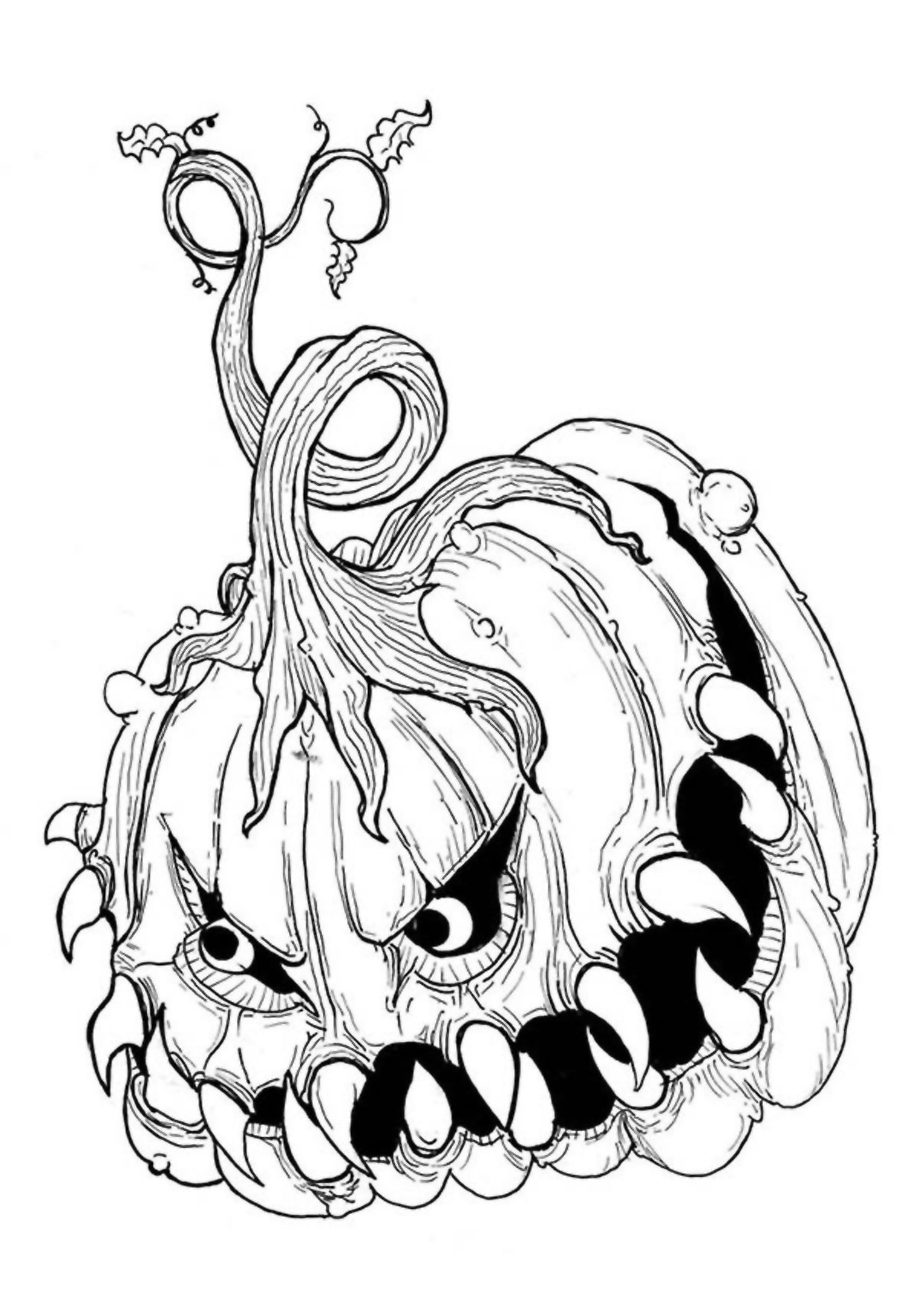 Disegni Spaventosi Di Halloween Da Colorare Disegni Da Colorare My 