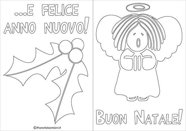 Biglietti Auguri Natale Scuola Primaria Da Colorare