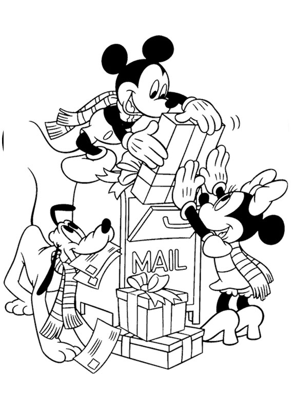 Disegni Di Natale Disney Da Stampare E Colorare.50 Disegni Di Natale Della Disney Da Colorare Pianetabambini It