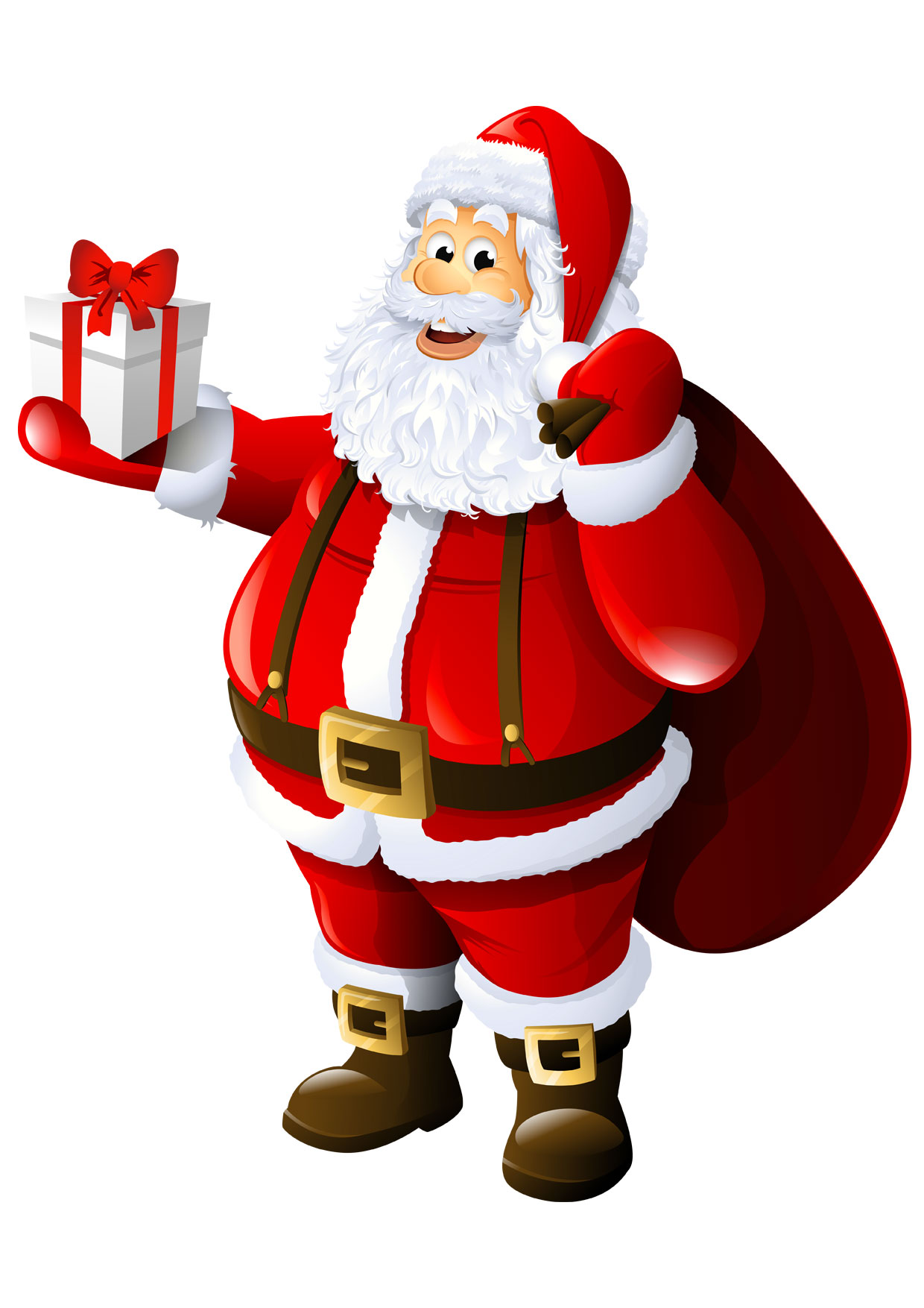 Disegni Di Natale Colorati Gratis.30 Disegni Di Babbo Natale Gia Colorati Da Stampare Pianetabambini It