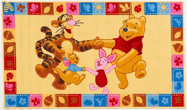 Tappeto Disney di Winnie The Pooh per la cameretta dei bambini n.6