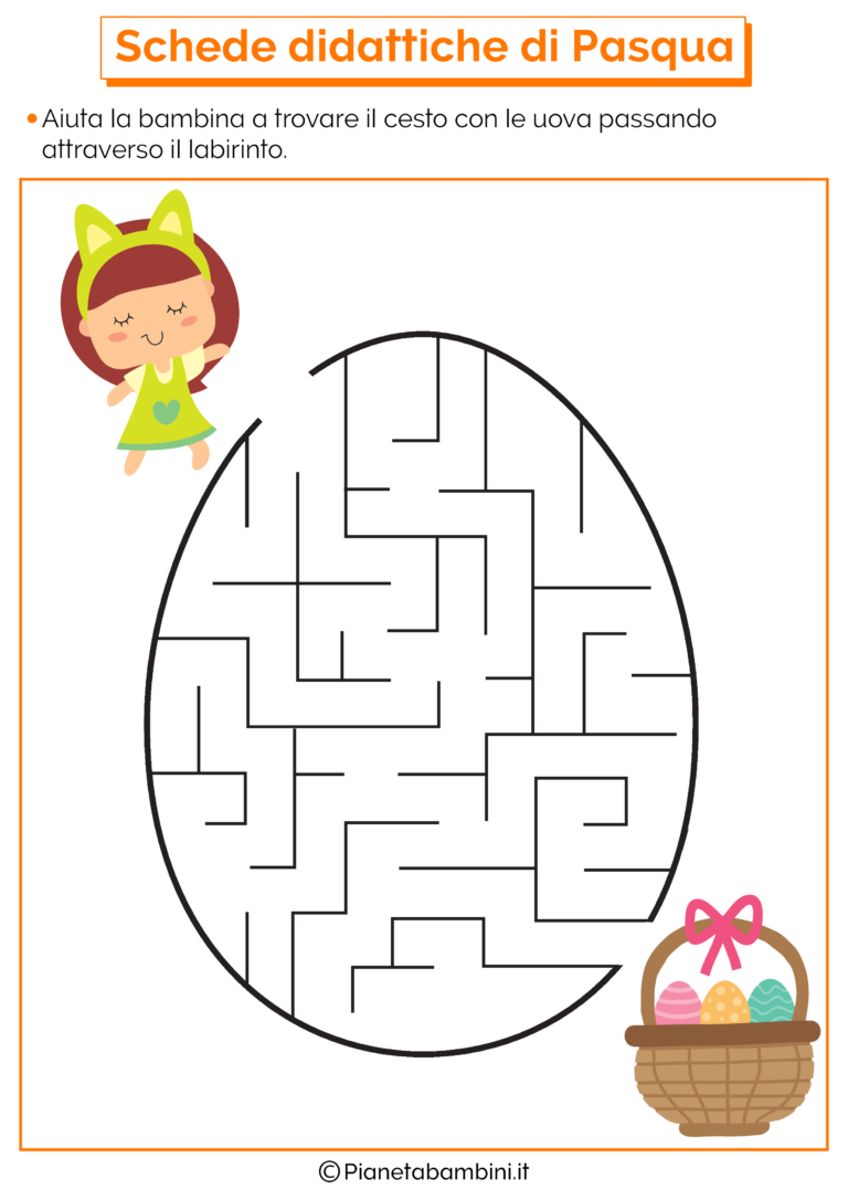 Schede Didattiche di Pasqua per la Scuola dell'Infanzia Schede Didattiche di Pasqua per la Scuola dell'Infanzia