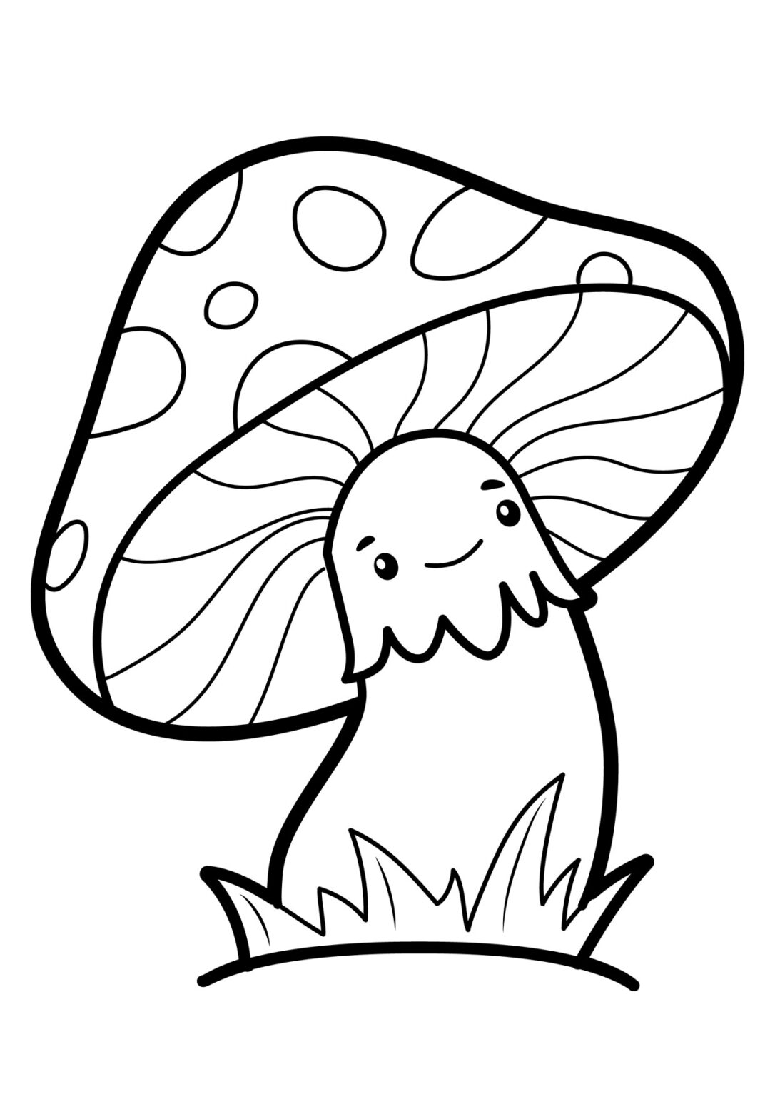 54 Disegni Di Funghi Da Colorare PianetaBambini it