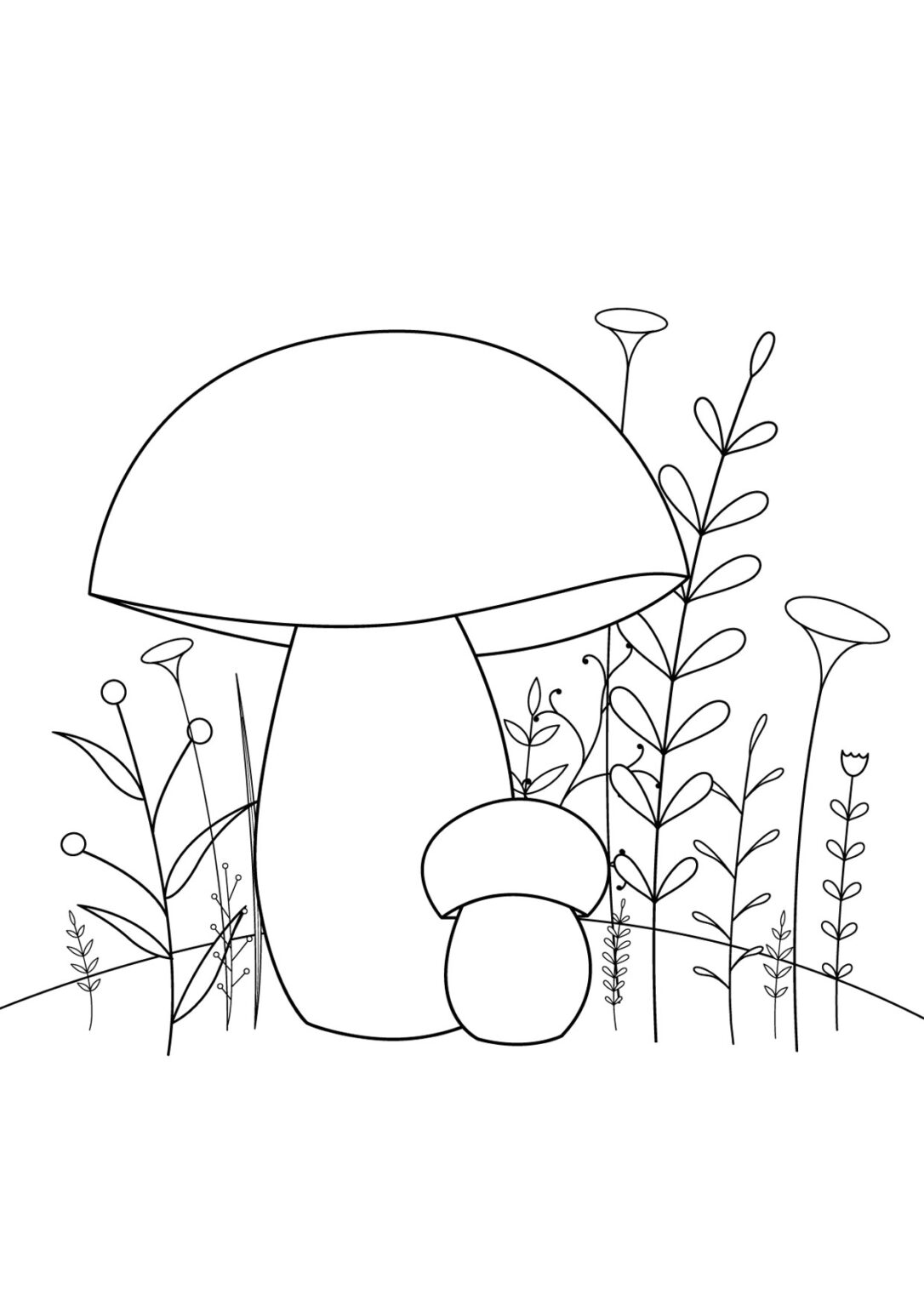 54 Disegni Di Funghi Da Colorare PianetaBambini it 54 Disegni Di Funghi Da Colorare PianetaBambini it