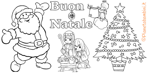 Disegni Da Colorare Natale.470 Disegni Di Natale Da Colorare Pianetabambini It