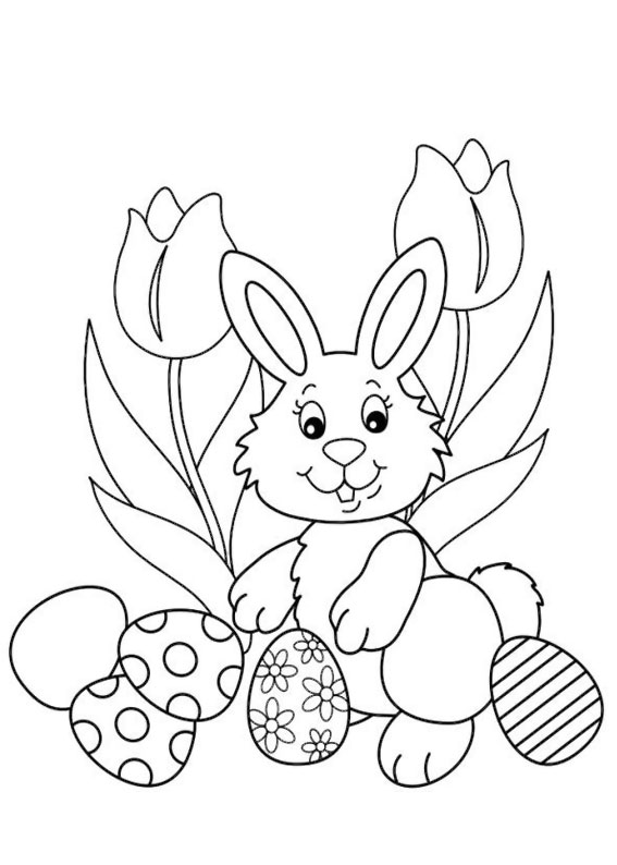 Disegni Di Pasqua Da Stampare E Colorare Per Bambini