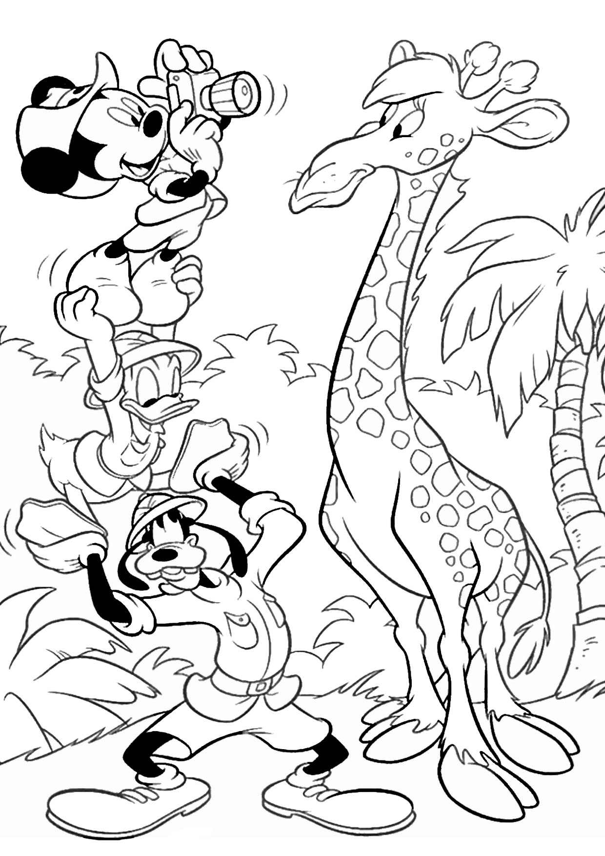 Giraffa in versione cartoon 04