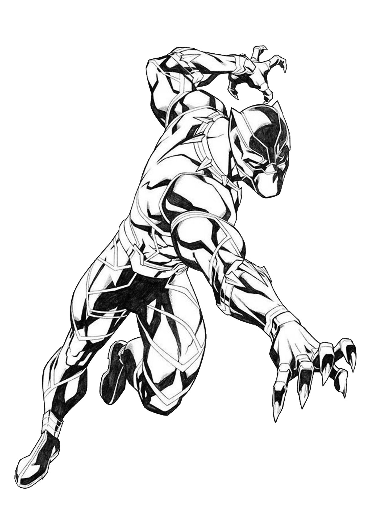 Disegno di Black Panther 06