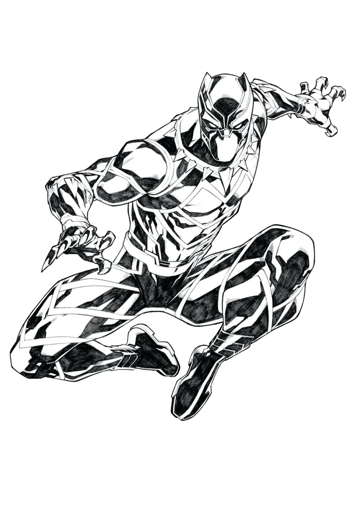 Disegno di Black Panther 07