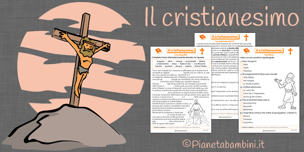 Schede didattiche sul cristianesimo per la scuola primaria da stampare gratis