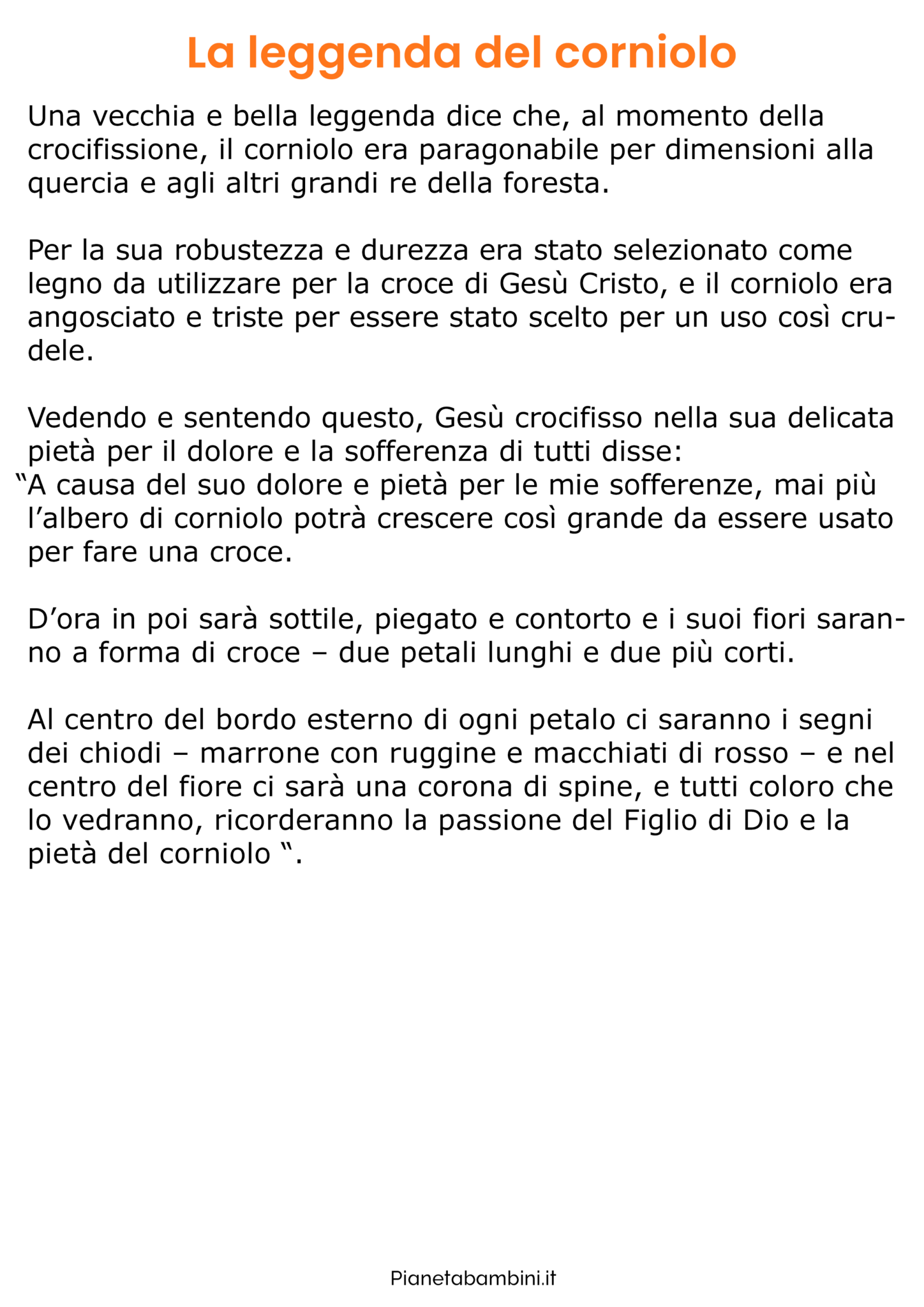 storie di pasqua per bambini