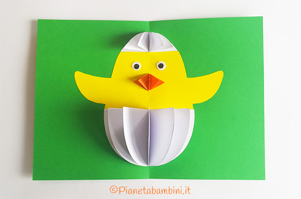 Prepara il tuo colore 3D in Bambini Pop Up schede di Pasqua Coniglietto Pulcino Uovo Agnello Craft 