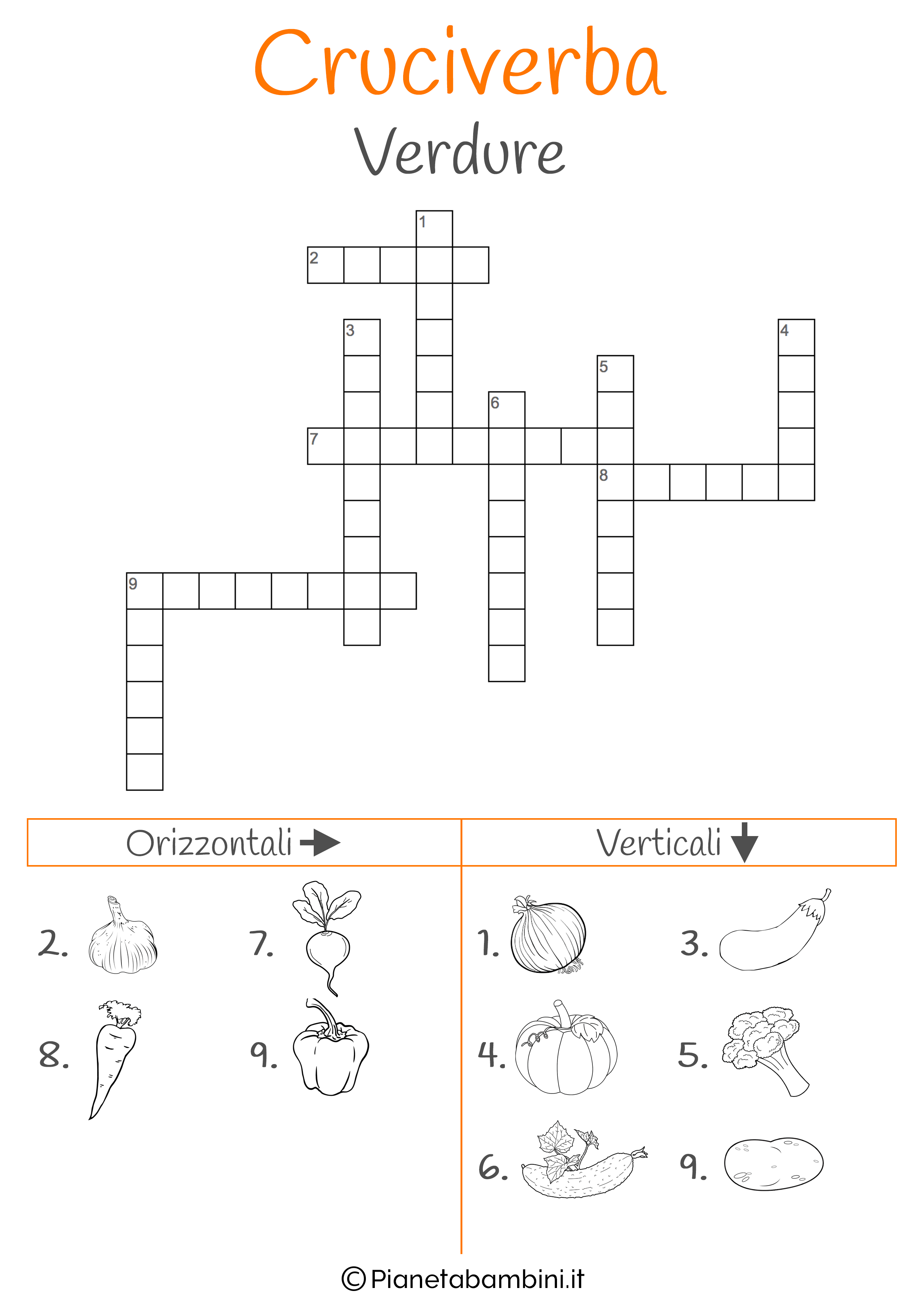 15 Cruciverba Illustrati Per Bambini Da Stampare PianetaBambini it 15 Cruciverba Illustrati Per Bambini Da Stampare PianetaBambini it