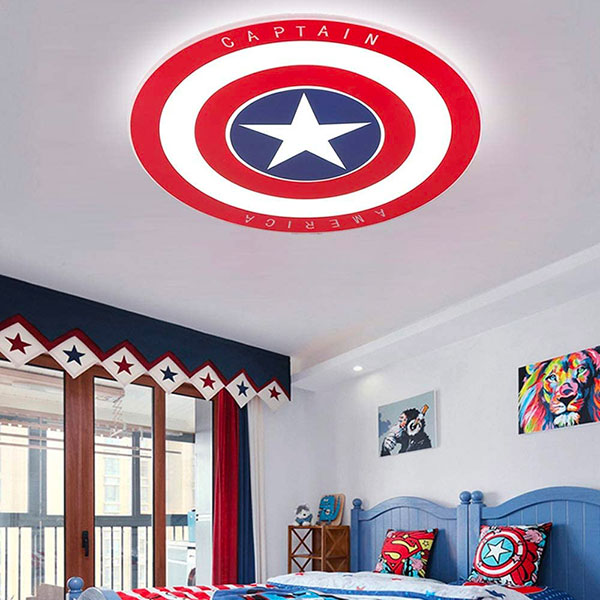 Foto del lampadario per camerette di bambini dei supereroi n.71