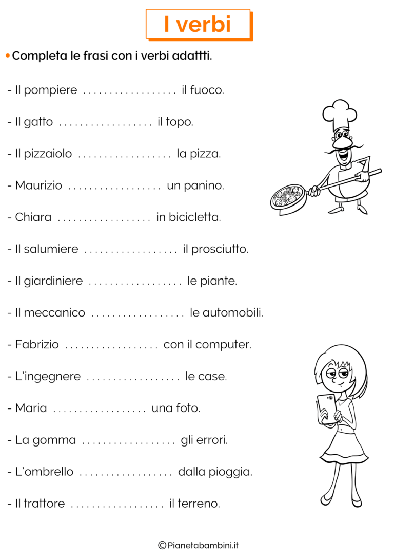 Esercizi Verbo To Be Past Simple Verb To Be Esercizi Per La Scuola - PDMREA