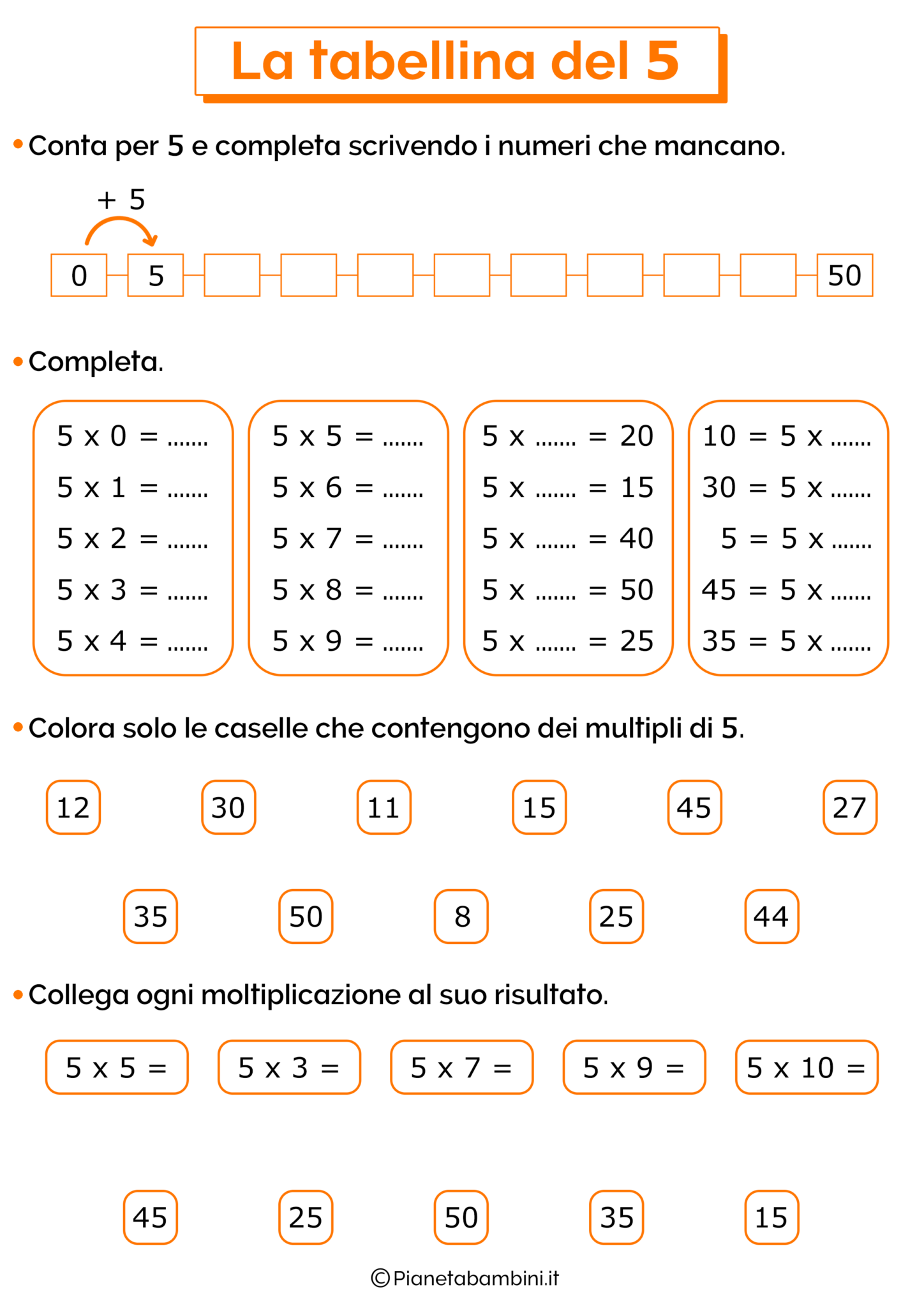 giochi della tabellina del 2