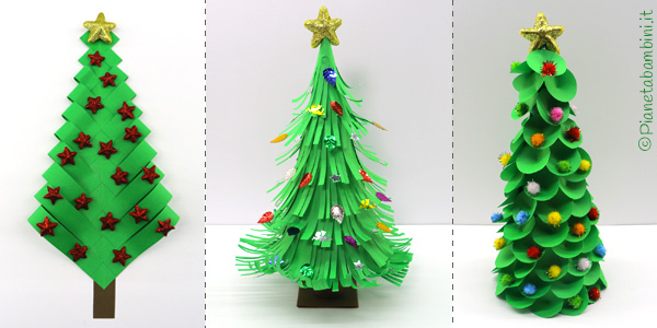 Tutorial alberi di Natale di carta