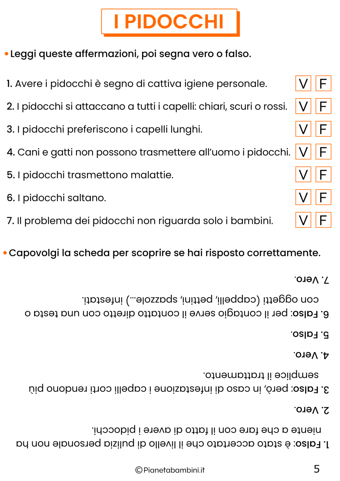 Educazione Alla Salute Schede Didattiche Per La Scuola Primaria Pianetabambiniit 5430