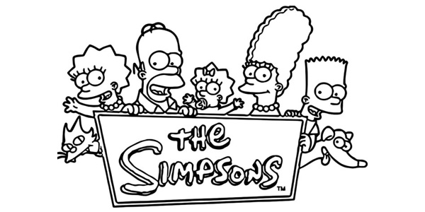 Disegni dei Simpson da stampare e colorare