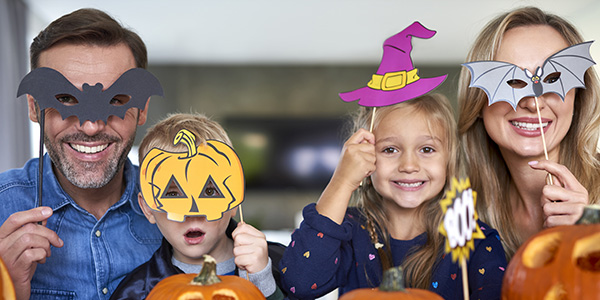 Maschere di Halloween fai da te per bambini