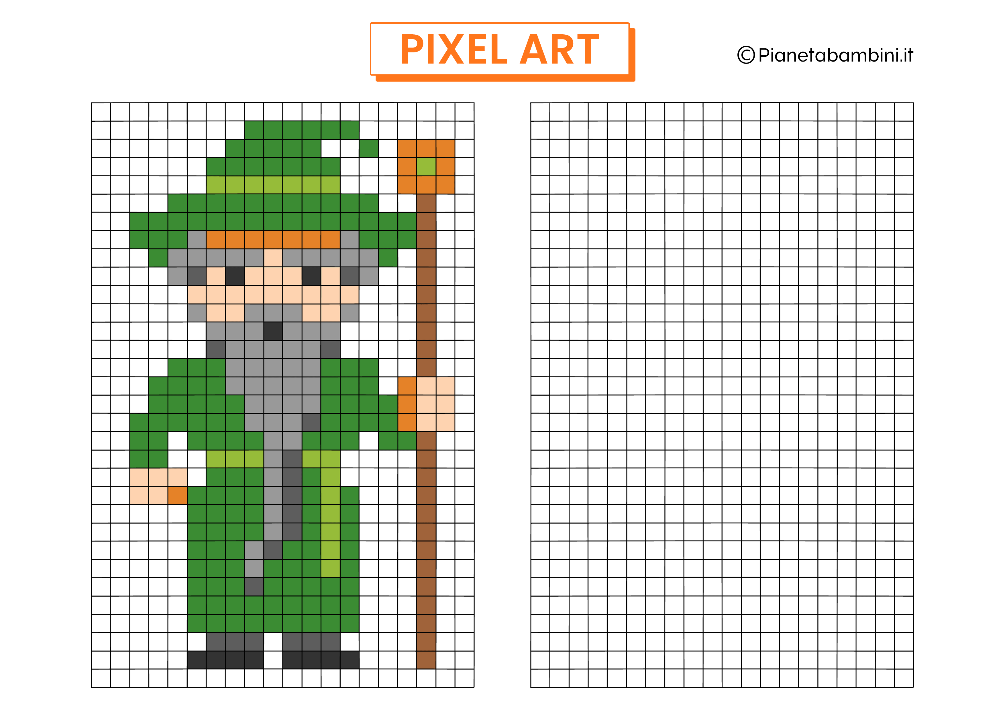 Pixel Art stregone da copiare