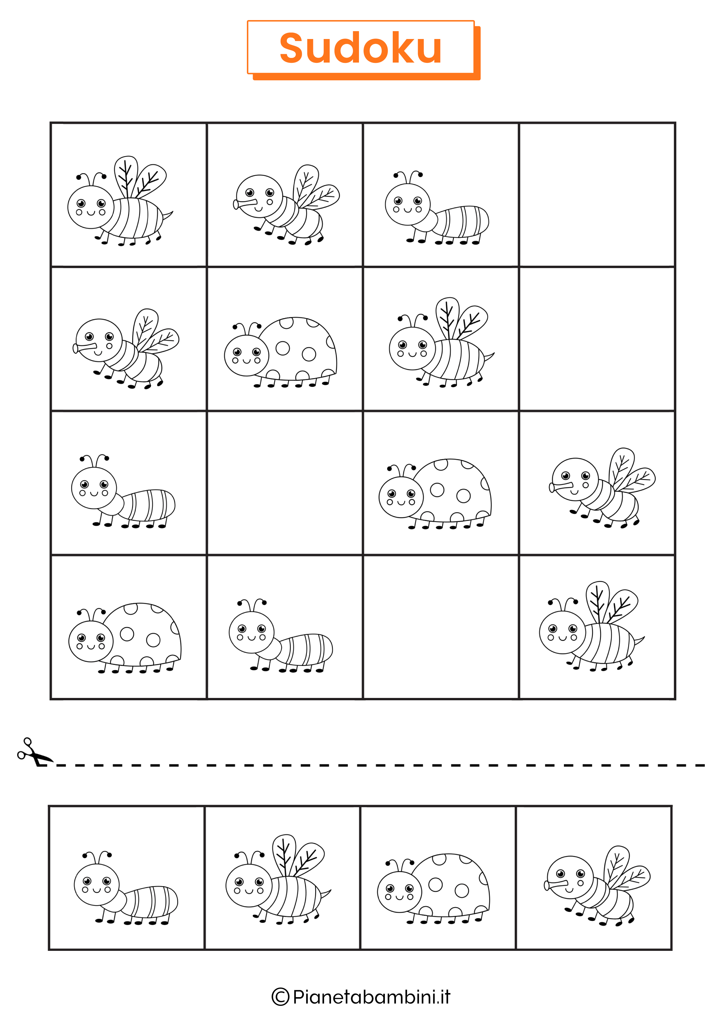 Sudoku Immagini bianco e nero 07