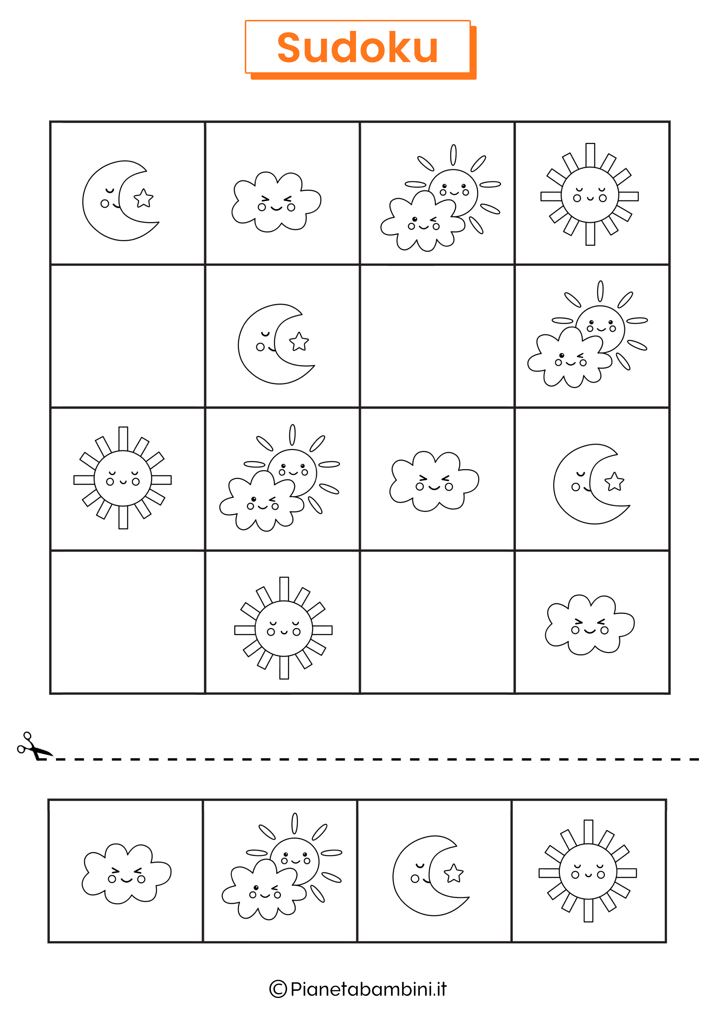 Sudoku Immagini bianco e nero 11