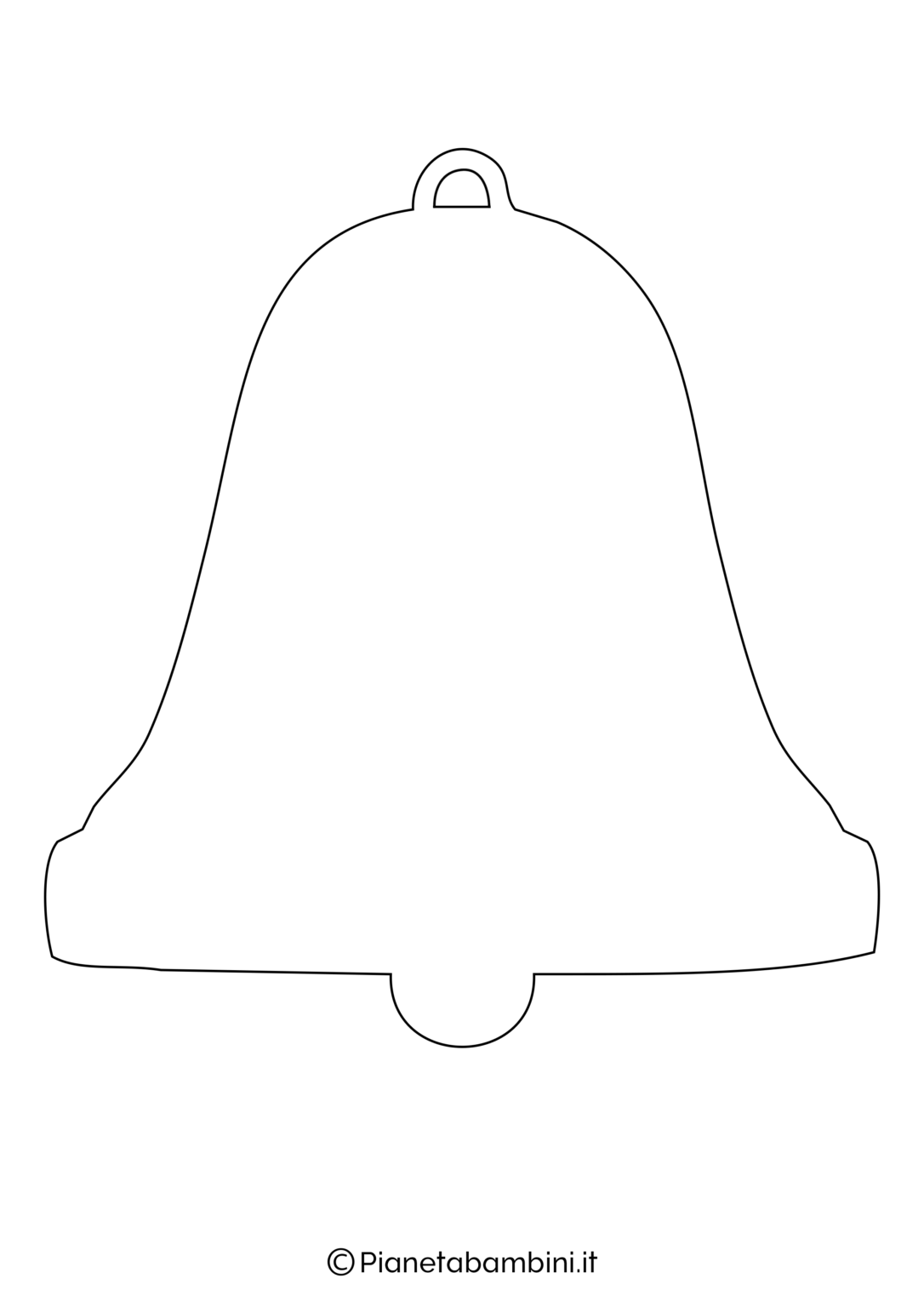 Sagome di Campane da Stampare e Ritagliare