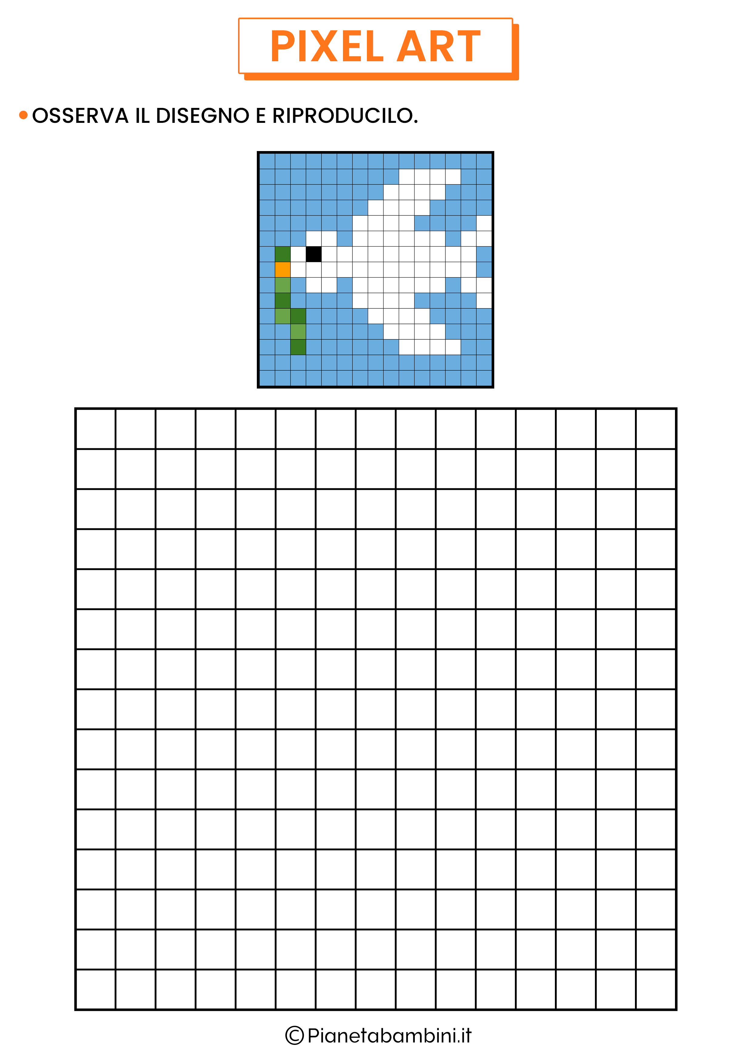 Pixel Art Colomba da copiare