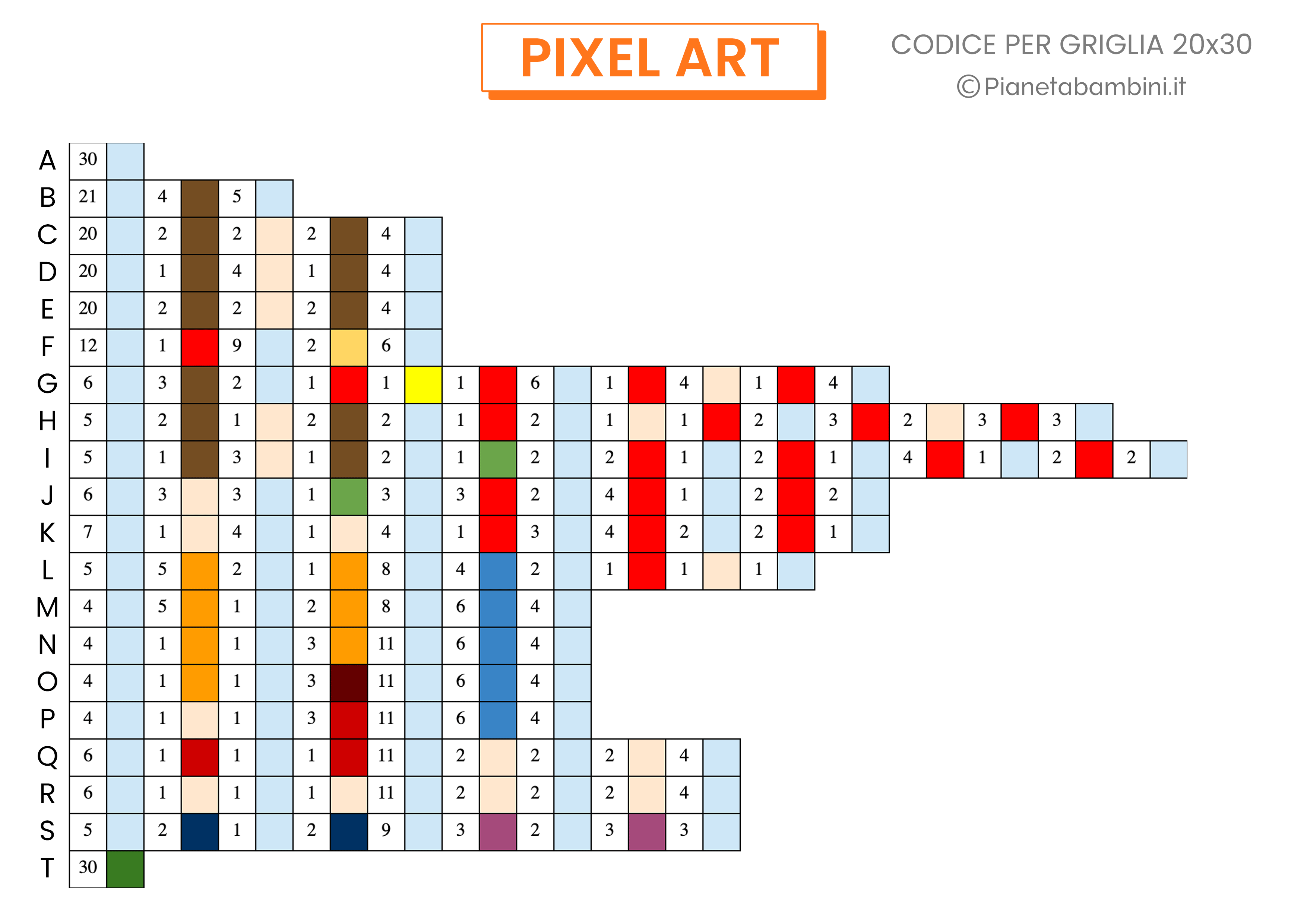 Pixel Art Festa della Mamma Codice Difficile da stampare 02