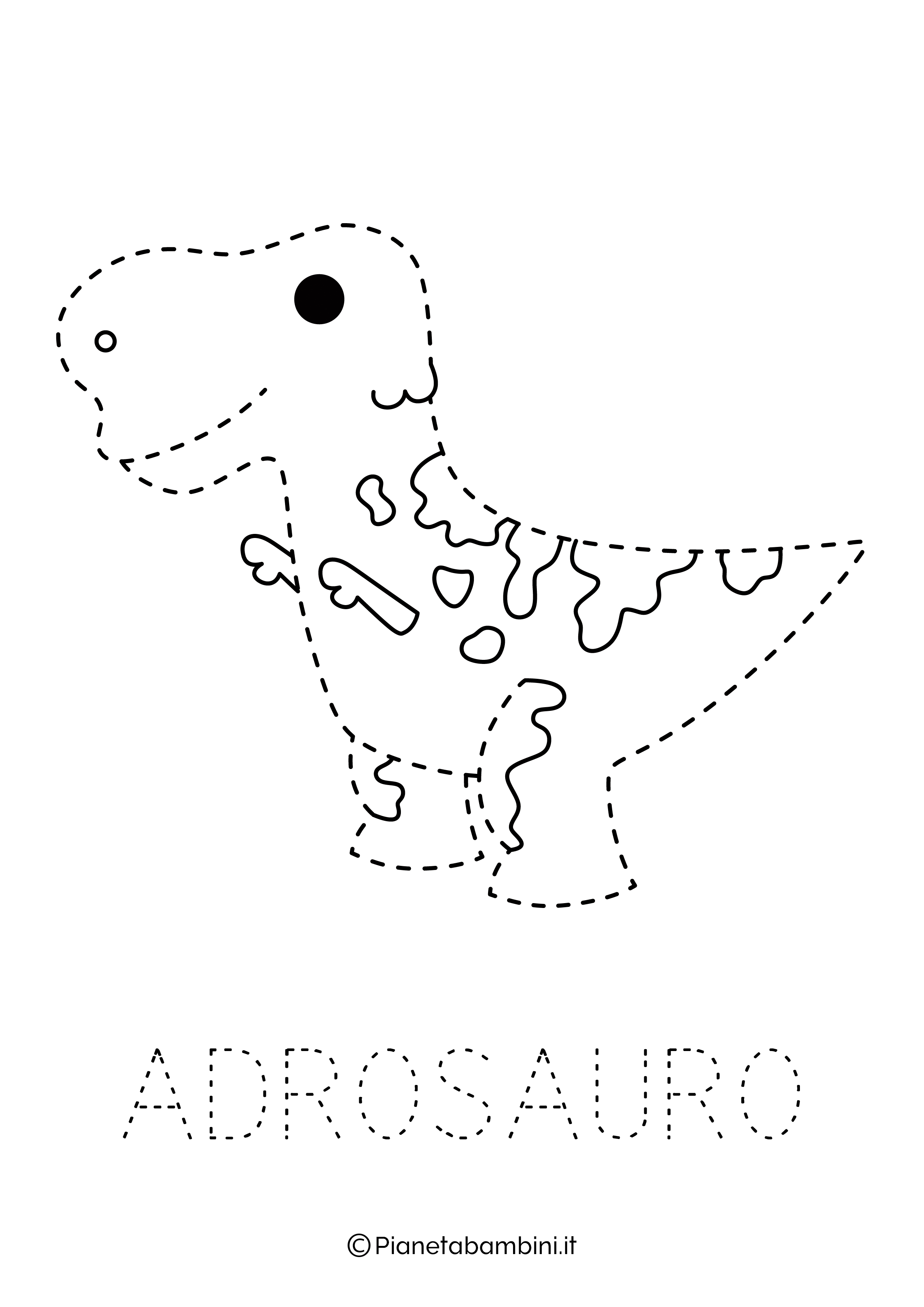 Scheda Pregrafismo Adrosauro