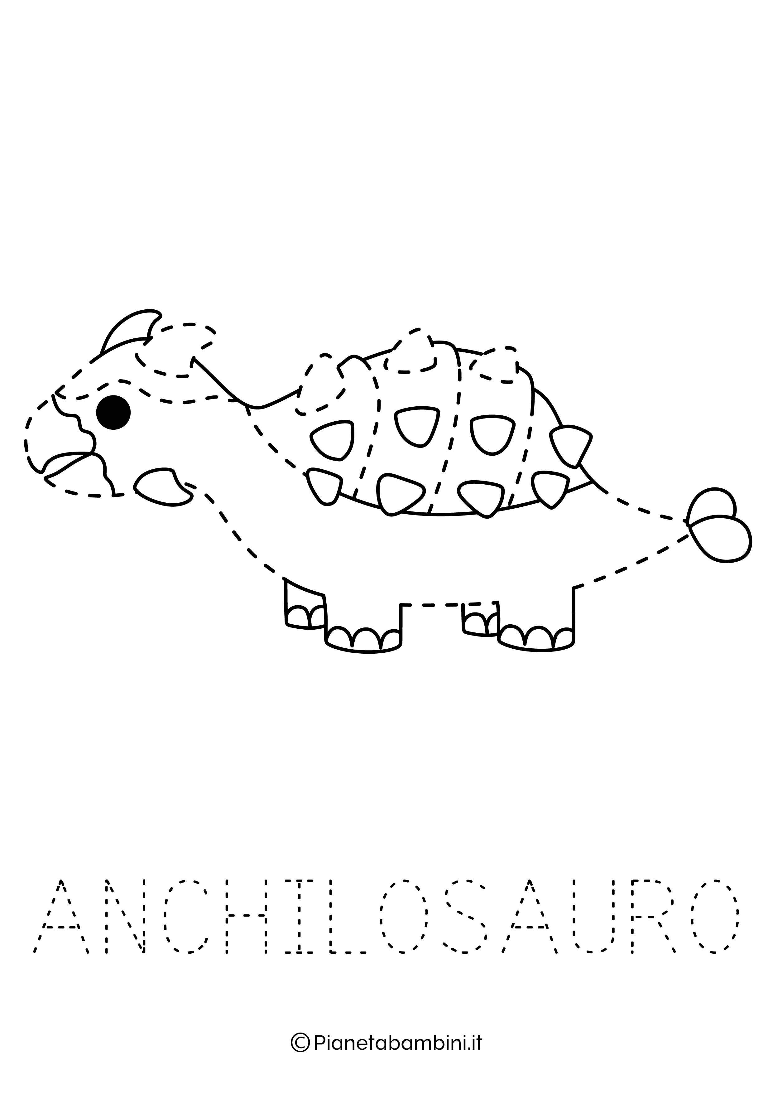 Scheda Pregrafismo Anchilosauro
