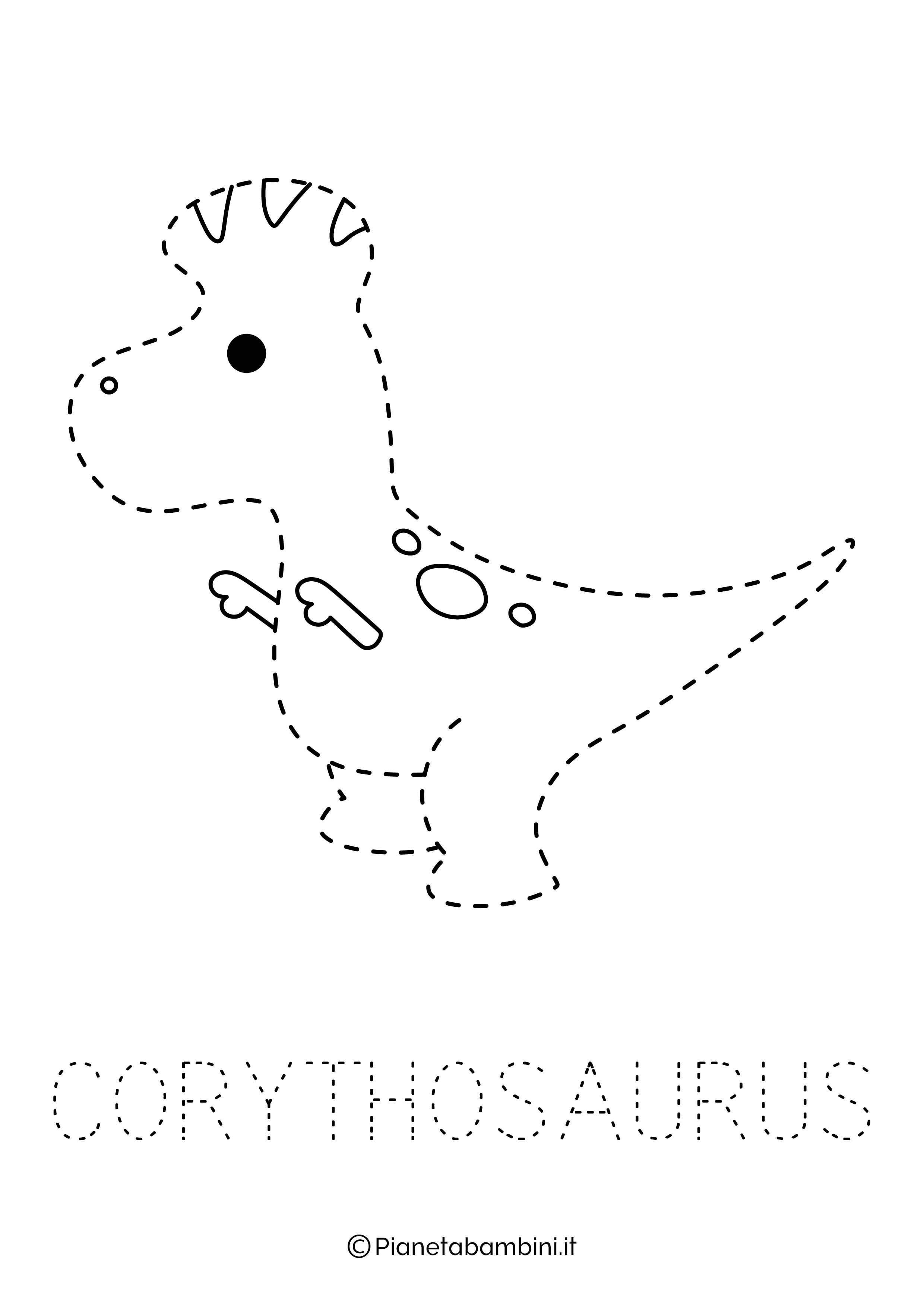Scheda Pregrafismo Corythosaurus