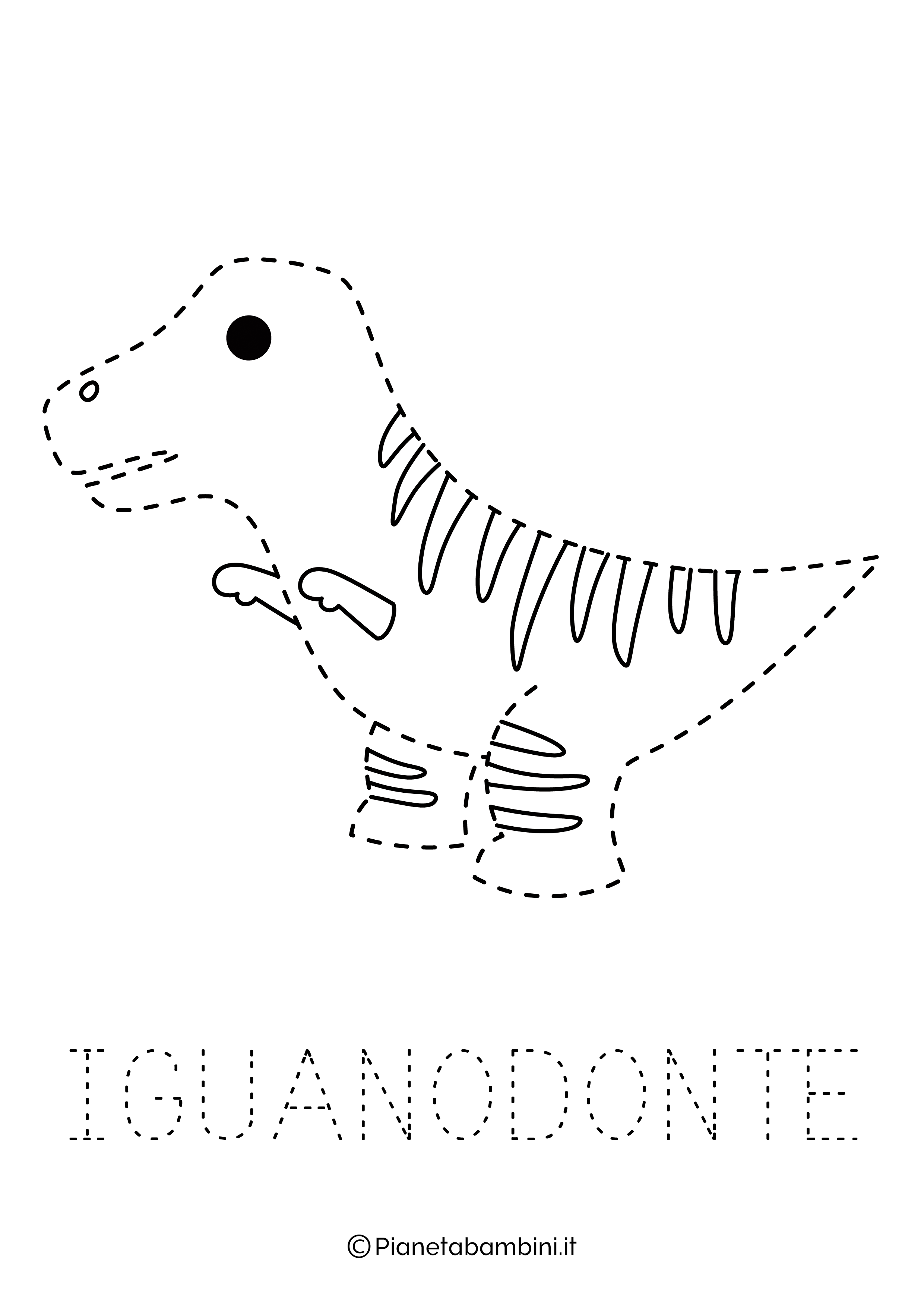 Scheda Pregrafismo Iguanodonte