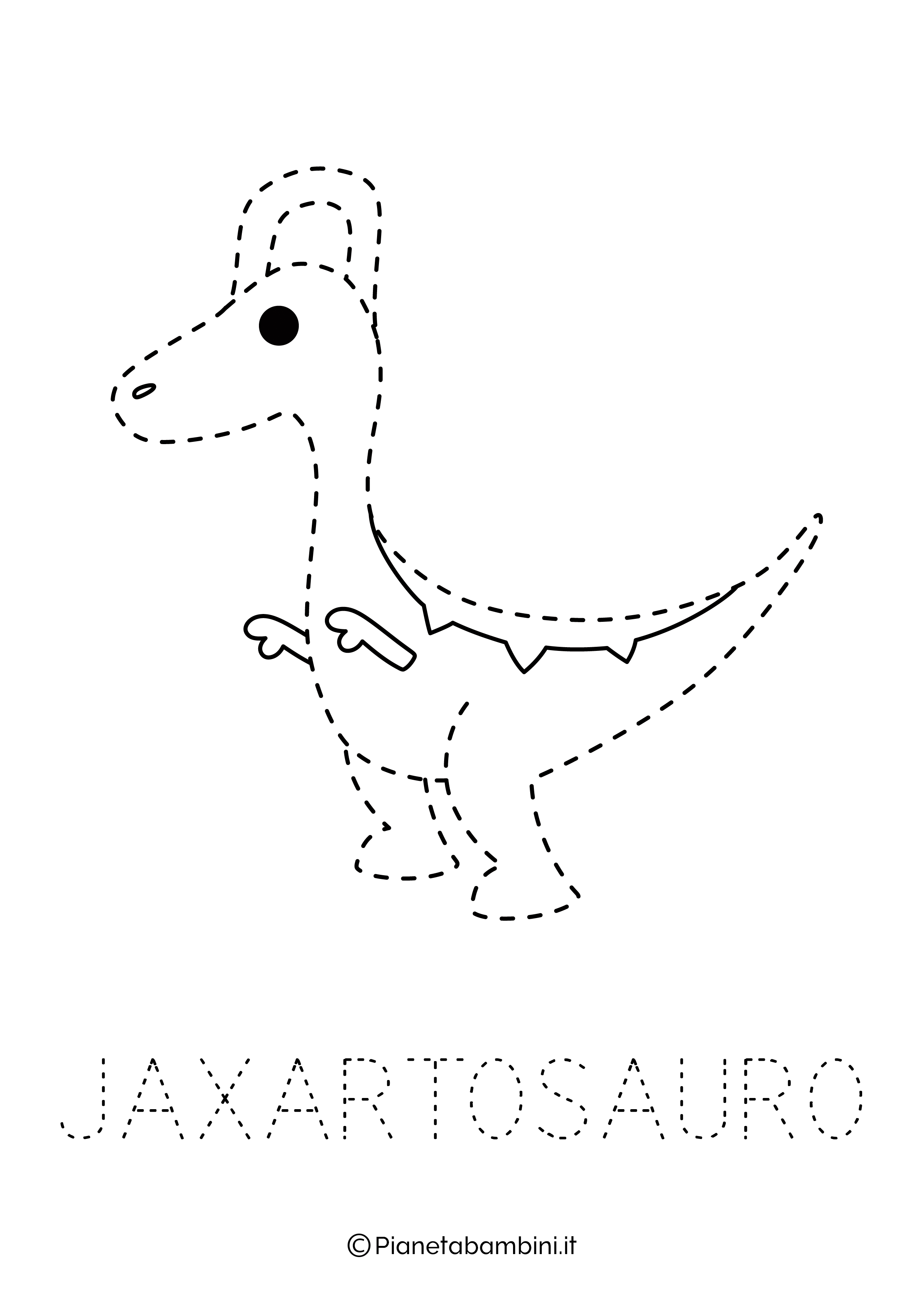 Scheda Pregrafismo Jaxartosauro