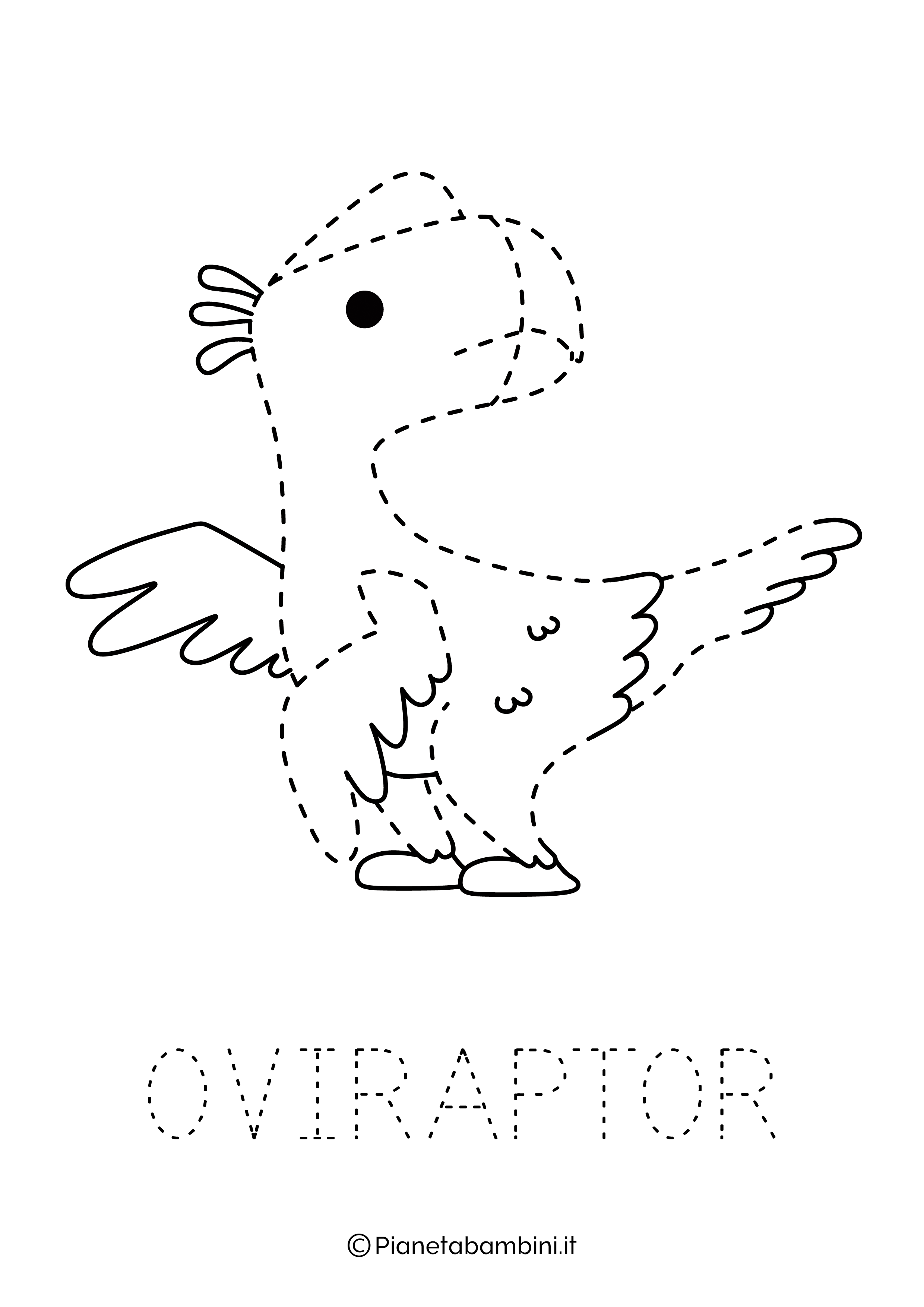 Scheda Pregrafismo Oviraptor