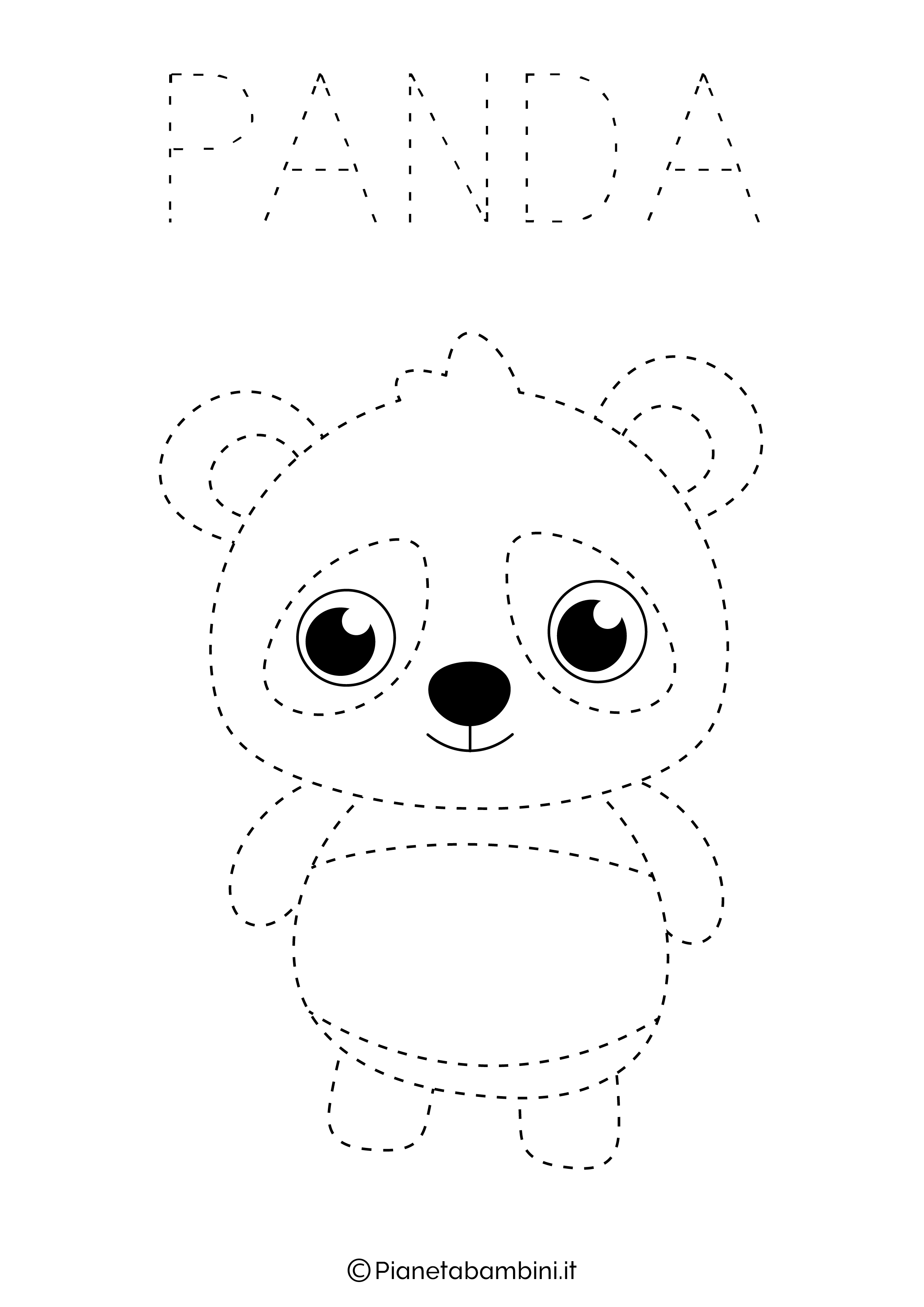 Scheda Pregrafismo Panda