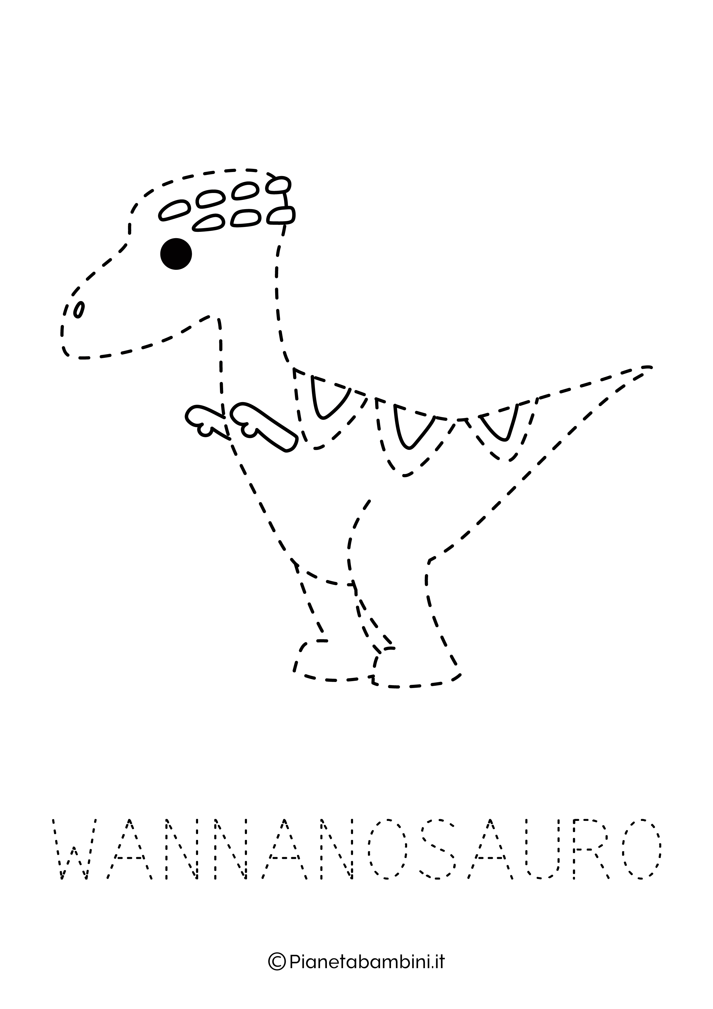 Scheda Pregrafismo Wannanosauro