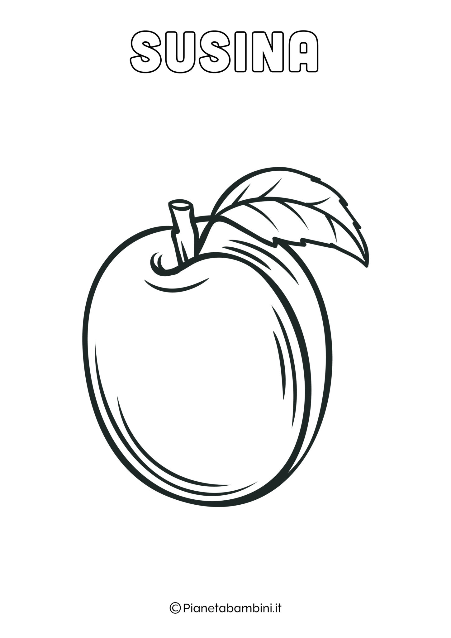 Disegni Di Frutta Primaverile Da Colorare PianetaBambini it