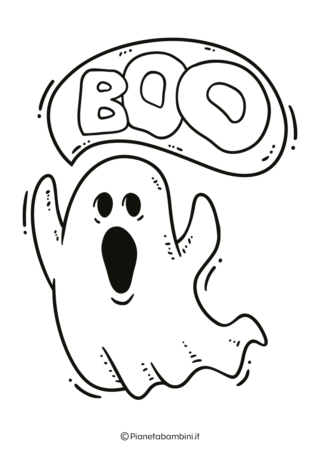 48 Disegni Di Fantasmi Da Colorare PianetaBambini it 48 Disegni Di Fantasmi Da Colorare PianetaBambini it