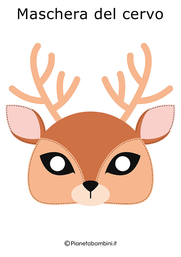 Immagine della maschera del cervo