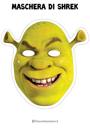 Immagine della maschera di Shrek