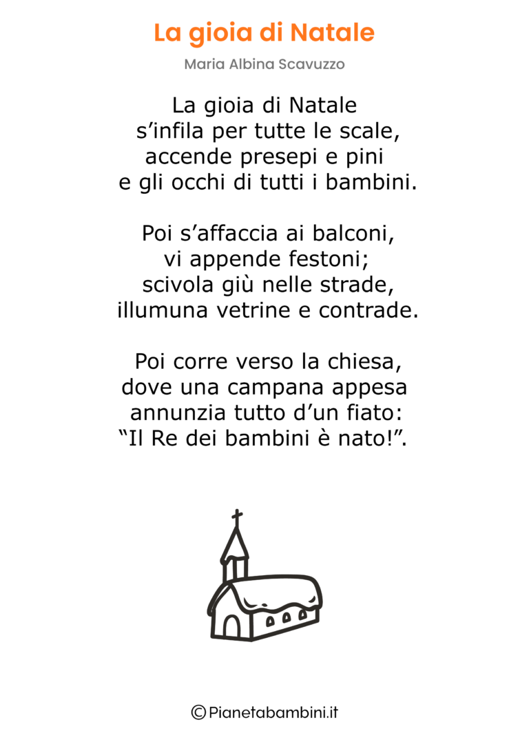 20 Poesie di Natale Brevi | PianetaBambini.it