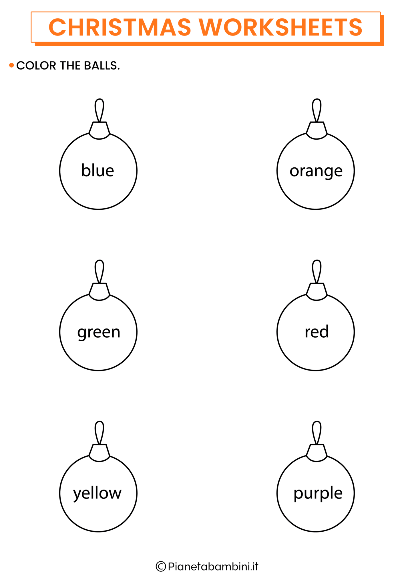 pallina di natale in inglese