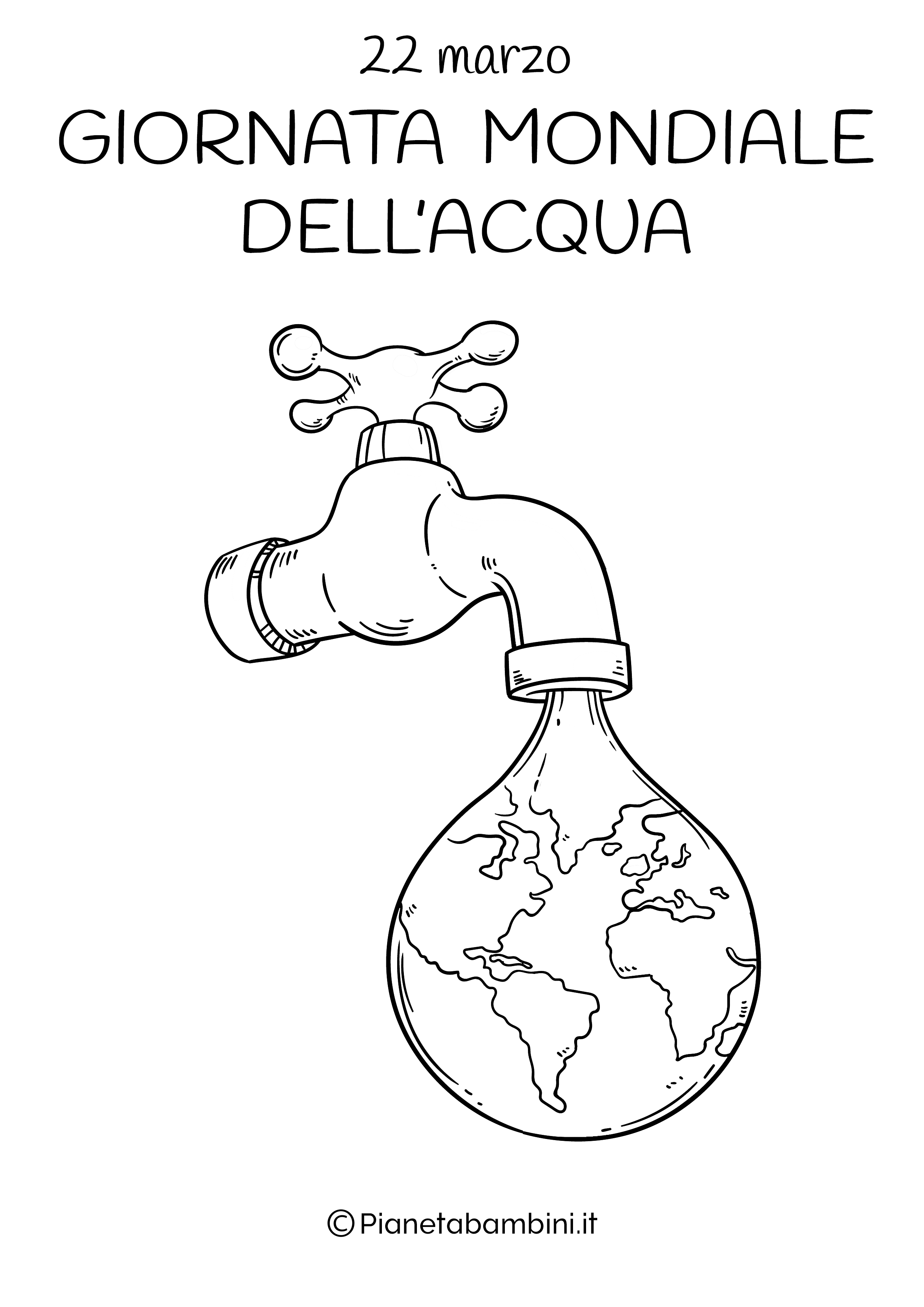 Giornata Mondiale Dell Acqua Disegni Da Colorare PianetaBambini it Giornata Mondiale Dell Acqua Disegni Da Colorare PianetaBambini it