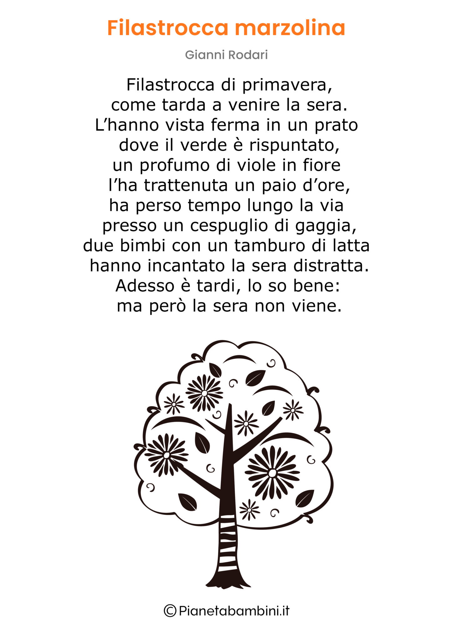 Poesie Per La Mamma E Il Papà Poesie sulla Primavera di Gianni Rodari | PianetaBambini.it