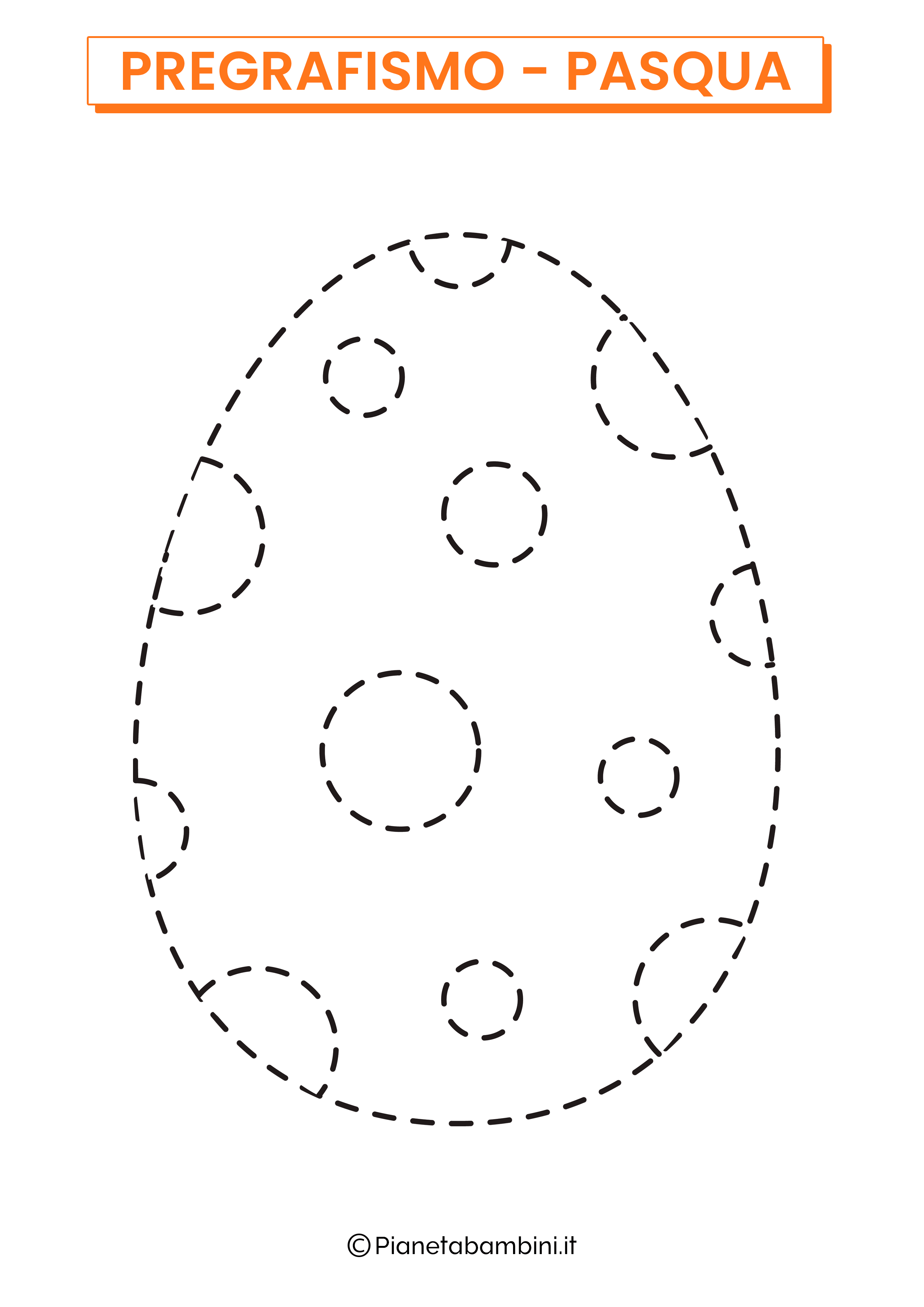 Scheda di pregrafismo sull'uovo di Pasqua 02