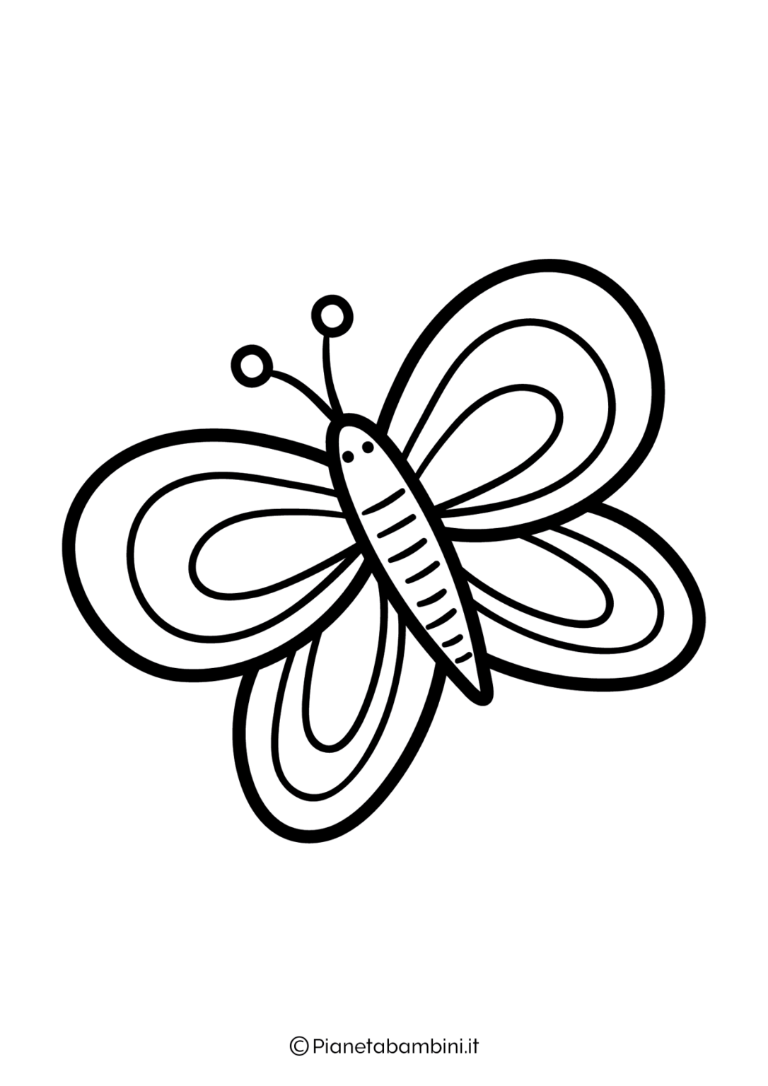 Disegni Di Farfalle Da Colorare PianetaBambini it disegni-di-farfalle-da-colorare-pianetabambini-it